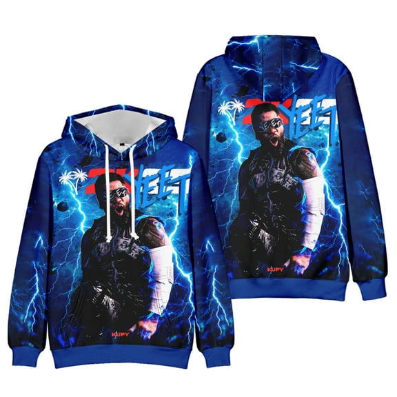 Jey Uso Yeet Pullover Hoodie Long Sleeve Streetwear Women Men Hooded Sweatshirts 3D Clothes