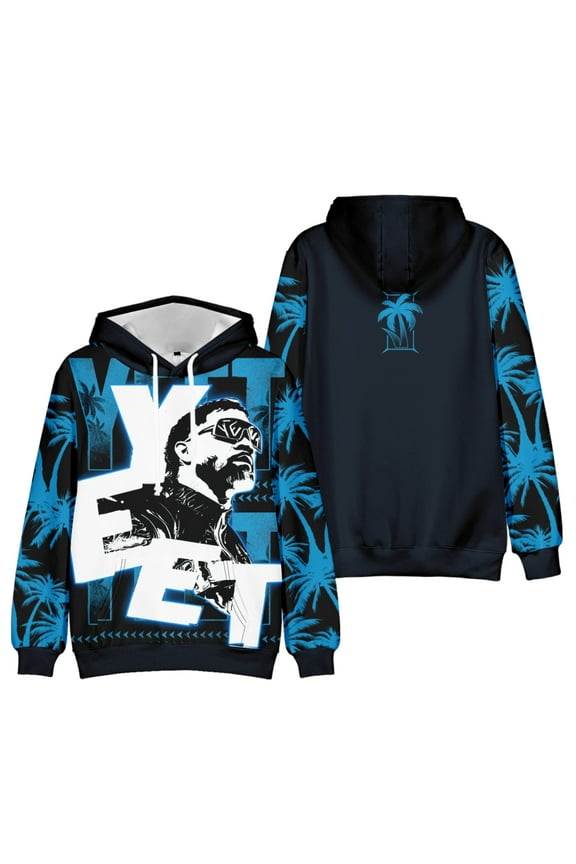 Jey Uso Yeet Pullover Hoodie Long Sleeve Streetwear Women Men Hooded Sweatshirts 3D Clothes