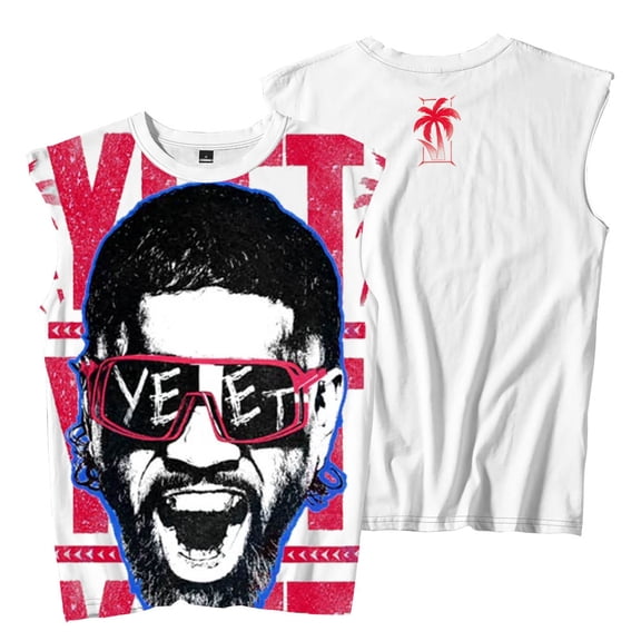 Jey Uso Yeet Shades Sleeveless T-Shirts Streetwear Tee Cosplay Women Men Fashion Crewneck Top