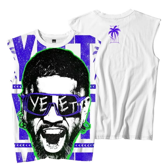 Jey Uso Yeet Shades Sleeveless T-Shirts Streetwear Tee Cosplay Women Men Fashion Crewneck Top