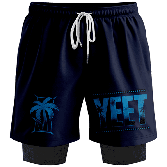 Jey Uso Yeet Shorts Unisex 2 in 1 Running Sweatshorts Casual Outdoor Sportswear