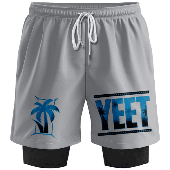 Jey Uso Yeet Shorts Unisex 2 in 1 Running Sweatshorts Casual Outdoor Sportswear