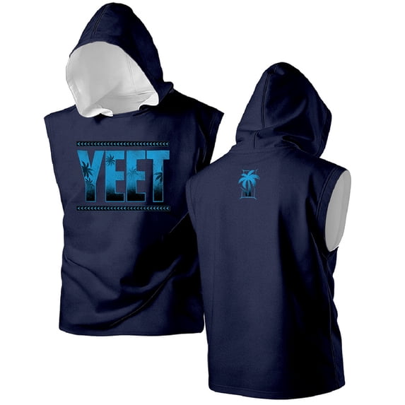 Jey Uso Yeet Sleeveless Hoodie Women Men Hooded Tank Tops Outdoor Sport Gym Vest