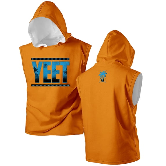 Jey Uso Yeet Sleeveless Hoodie Women Men Hooded Tank Tops Outdoor Sport Gym Vest