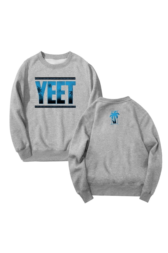 Jey Uso Yeet Sweatshirt Hip Hop Clothes Vintage Pullover Streetwear Unisex Crewneck