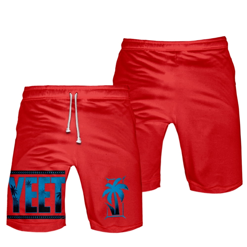 Jey Uso Yeet Sweatshorts Casual Half Pants Hip Hop