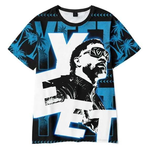 Jey Uso Yeet T-shirt Crewneck Short Sleeve Sportwear Tee Women Men Streetwear 3D Clothes