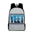 thumbnail image 1 of Jey Uso Yeet Zipper Backpacks Fashion Laptop Daypack Casual Rucksack Hip Hop Travel Bag, 1 of 2