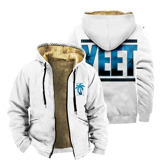 Jey Uso Yeet Zipper Hoodies Men Women Jackets Hip Hop Thick Sweatshirt Fashion Coat