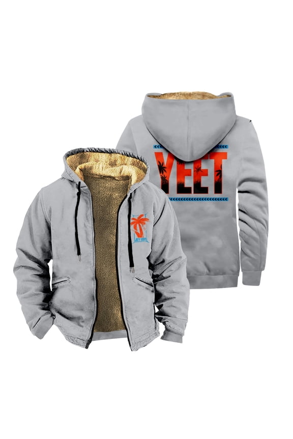 Jey Uso Yeet Zipper Jacket Long Sleeve Winter Parka Women Men Casual Fashion Coat