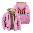 thumbnail image 1 of Jey Uso Yeet Zipper Jacket Long Sleeve Winter Parka Women Men Casual Fashion Coat, 1 of 3