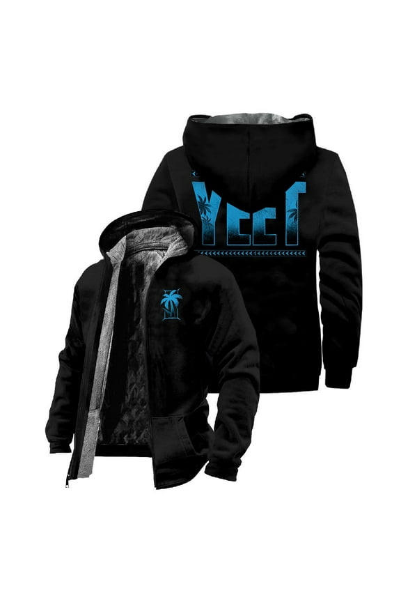 Jey Uso Yeet Zipper Jackets Hip Hop Zip Hoodies Fashion Sweatshirts Unisex Thick Coat