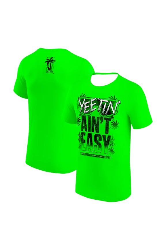Jey Uso Yeetin' Ain't Easy T-Shirt Crewneck Short Sleeve Sport Tee Women Men Streetwear Tops