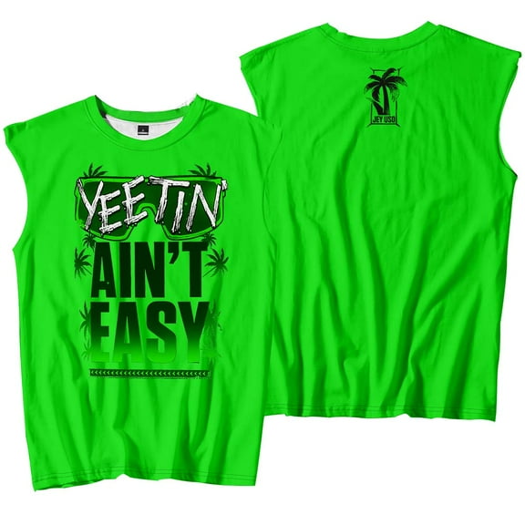 Jey Uso Yeetin' Ain't Easy Tank Tops Sleeveless T-Shirt port Vest Women Men Casual Outdoor Sportwear