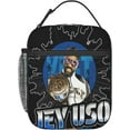 thumbnail image 1 of Jey Wrestler USO Cute Leakproof Tote Lunch Box Bag Travel Lunch Bag with Pocket for Women, 1 of 8