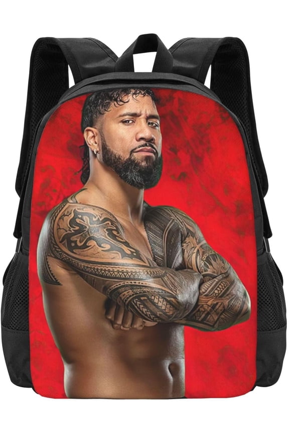 Jey Wrestler USO Unisex Fitness Bag, Backpack for Exercise Portable Business Backpack Notebook Bag for Men and Women