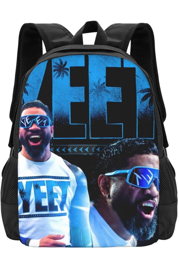 Jey Wrestler USO Unisex Sports Bag, Backpack for Outdoor Beautiful Work Backpack Computer Bag for Men and Women