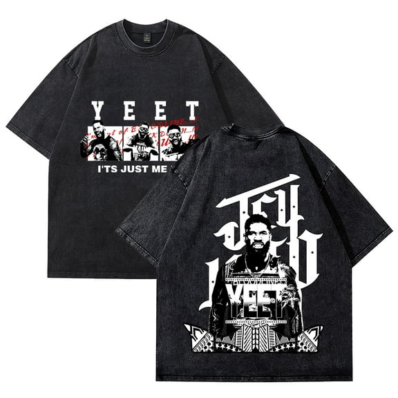 Jey uso T-shirt Merch retro cotton fashionable casual T-shirt unisex short sleeved Harajuku top