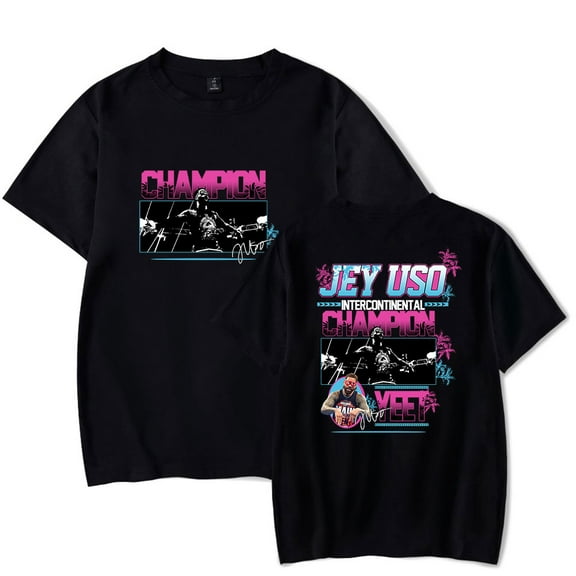 Jey uso T-shirt Merch unisex retro fashionable casual round neck short sleeved T-shirt
