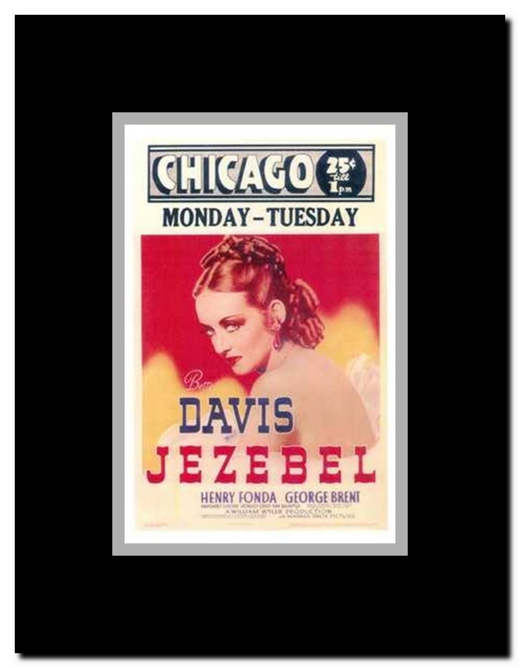 Jezebel Framed Movie Poster