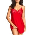 thumbnail image 1 of Jezebel Womens Rita Satin Wireless Chemise Style-999835, 1 of 2