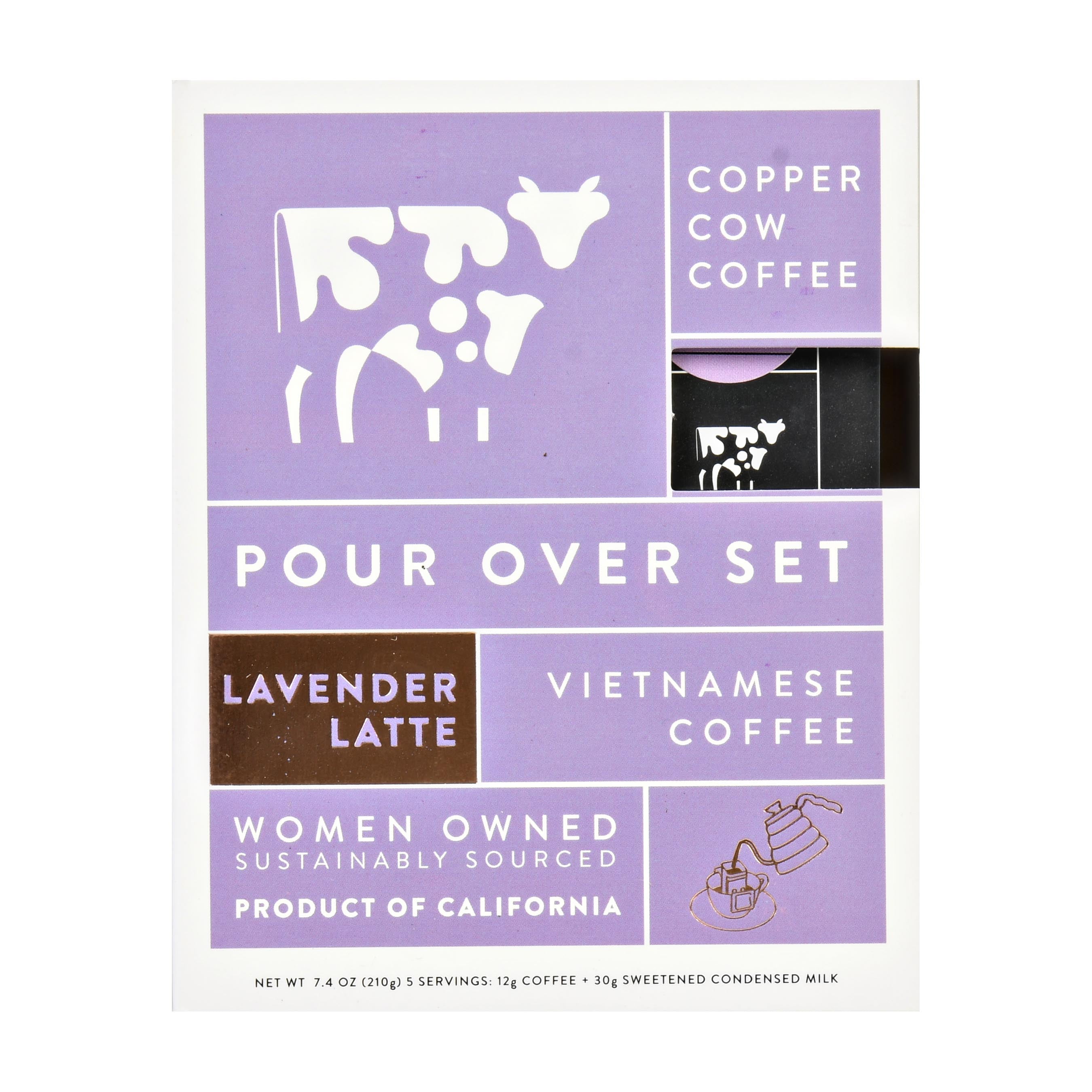 Jfc Copper Cow Coffee Lavender Latte