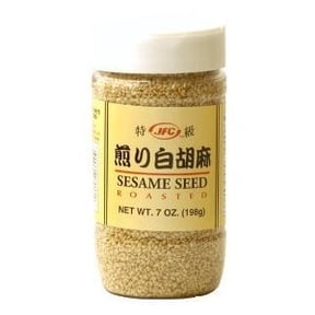 Jfc Internation - Roasted White Sesame Seeds - 8 OZ, Case of 6
