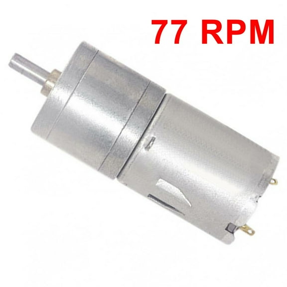 Jga25-370 Geared Motor Dc Motor 6V 12V 24V Electric Gear Motor High Torque 5/10/15/30/60/100/150/200/300/400/500/1000/1200 Rpm