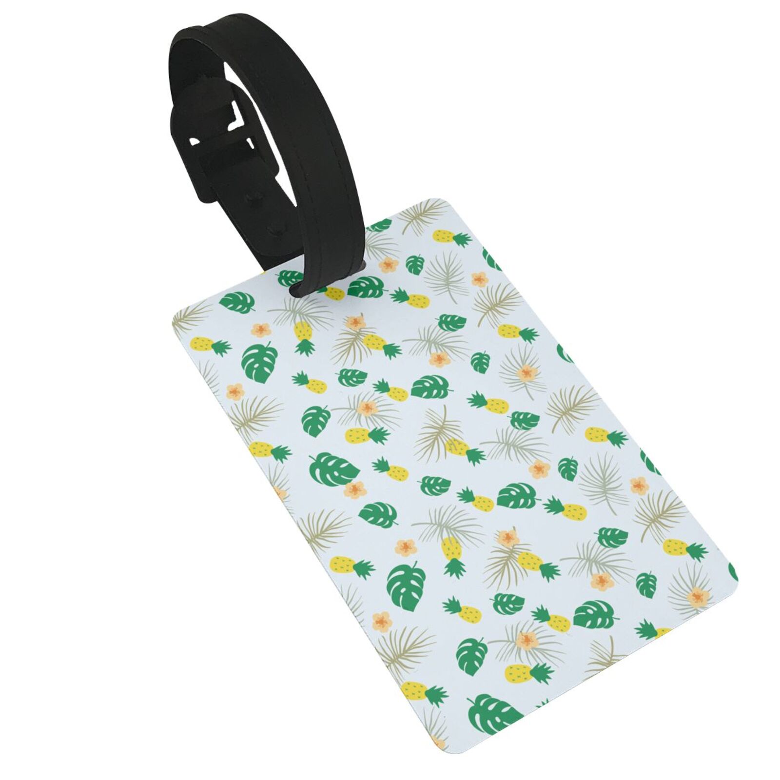 Jgfou Pineapple Print Funny and Colorful Luggage Tags, Unique Travel Bag Tags for Suitcases ...