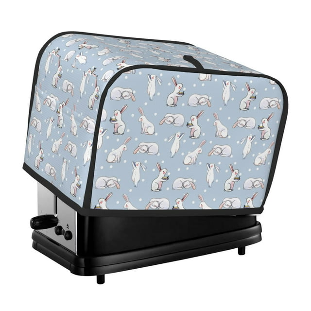 Jgfou Rabbit Is Eating Carrots Print Toaster Cover Appliance 2 Slice