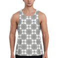 Jgfou Retro sketch flower lines Pattern Quick Dry Workout Tank Top Gym