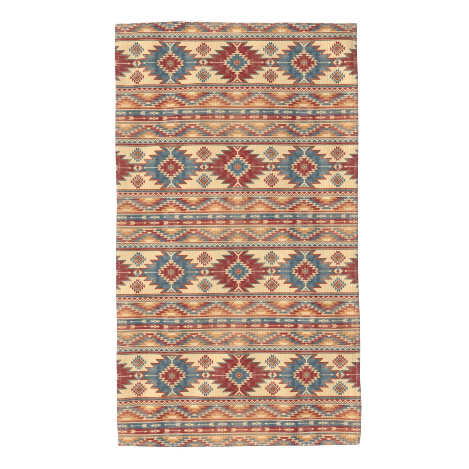 Jgfou Traditional Tribal Aztec Print Towels Ultra Soft and Highly Absorbent Towels for Bathroom Gym Shower Hotel and Spa 27.5 x 16 Inch Walmart