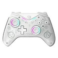 thumbnail image 1 of Jgoo wireless controller, Switch Pro controller compatible with switch/switch Lite/OLED/PC, one-click pairing gamepad with 11-color RGB LED, 600mAh battery, 6-axis motion wake-up function, 1 of 7
