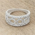 thumbnail image 1 of Jgoodin  0.5 ct Rina Cubic Zirconia Rhodium Contemporary Band Ring - Clear - Size 7, 1 of 1