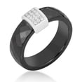 thumbnail image 1 of Jgoodin  Womens 0.15 CT Ceramic Cocktail Ring, Black - Size 5, 1 of 1