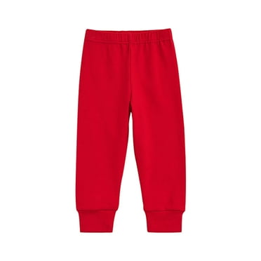 Jgppe Fleece Pants for Boys Girls Solid Color Soft Loose Sports Athletic Pants with Pockets 1-11 Years