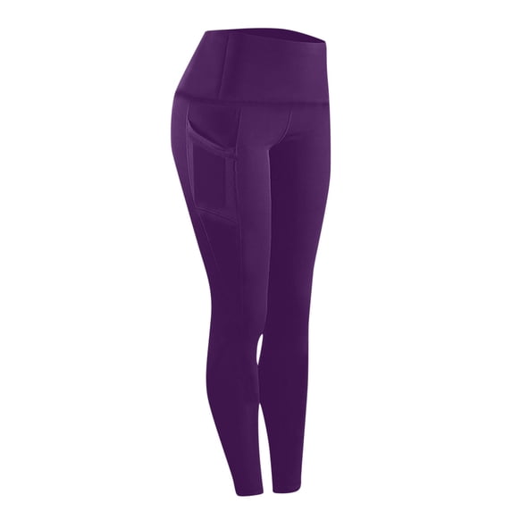 KyCheLot High Waist Leggings for Women with Pockets Belly Hide Wicking Workout Pants Dailywear