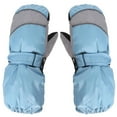 thumbnail image 1 of Jgppe Kids Mittens Waterproof Winter Warm Fleece Lined Long Cuff Ski Gloves for Boys Girls 6-11 Years, 1 of 5