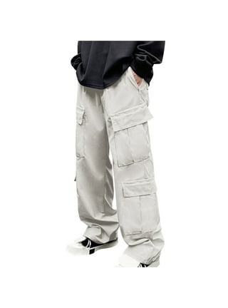 Mens Cargo Pants in Mens Pants | White - Walmart.com