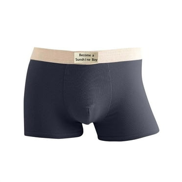 Jgppe Mens Boxer Briefs Comfy Color Block Stretch Wicking Breathable Soft Underwear Trunks