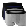 thumbnail image 1 of Jgppe Mens Boxers Breif with Pouch 4 Pack Leakproof Wicking Cotton Underwear Underpants, 1 of 3