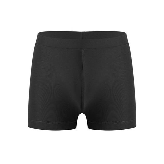 Jhaoyu Girls Quick Dry Swim Shorts Stretchy Swimming Board Shorts Summer Beach Boxer Shorts Bottoms Black 6