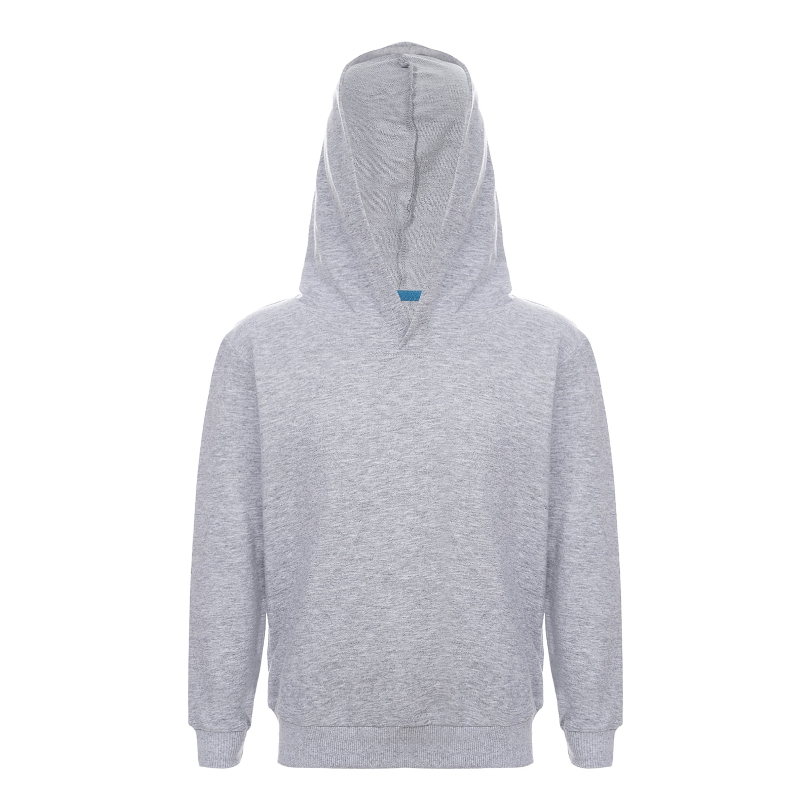 Jhaoyu Kids Boys Girls Long Sleeve Hooded Sweatshirt Solid Color