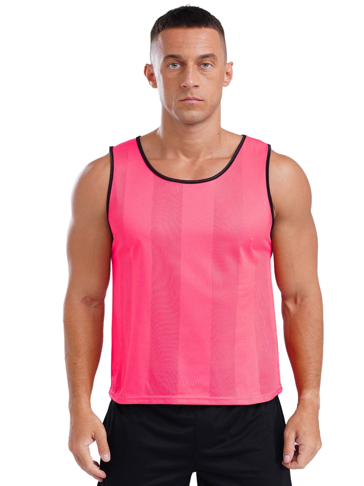 Jhaoyu Men's Mesh Active Tank Top Basketball Jersey Vest