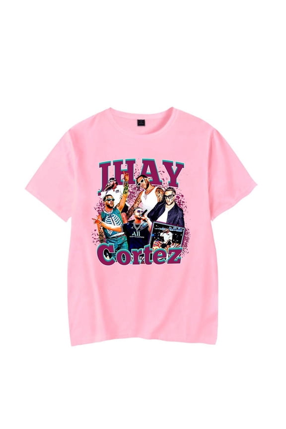Jhayco Merch Jhay Cortez T-Shirt Harajuku Aesthetic Graphic 2023 World Tour T-Shirt Unisex Streetwear Cotton Tees Shirts Top