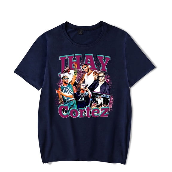 Jhayco Merch Jhay Cortez T-Shirt Harajuku Aesthetic Graphic 2023 World Tour T-Shirt Unisex Streetwear Cotton Tees Shirts Top