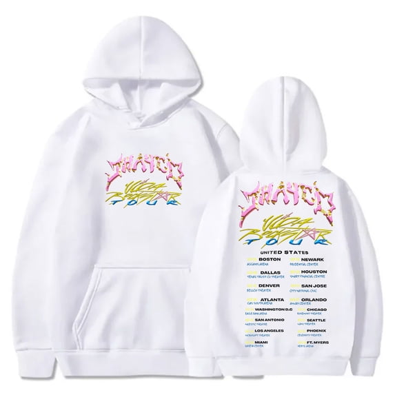 Jhayco Tour Merch Hoodies Rapper New Logo Pullovers Winter Women Men Fashion Casual Long Sleeve Sweatshirts