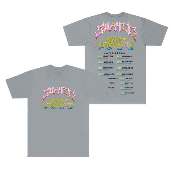 Jhayco Tour Merch T-shirts Rapper New Logo Tee Cosplay Women Men Fashion Casual Short Sleeve Streetwear Clothes