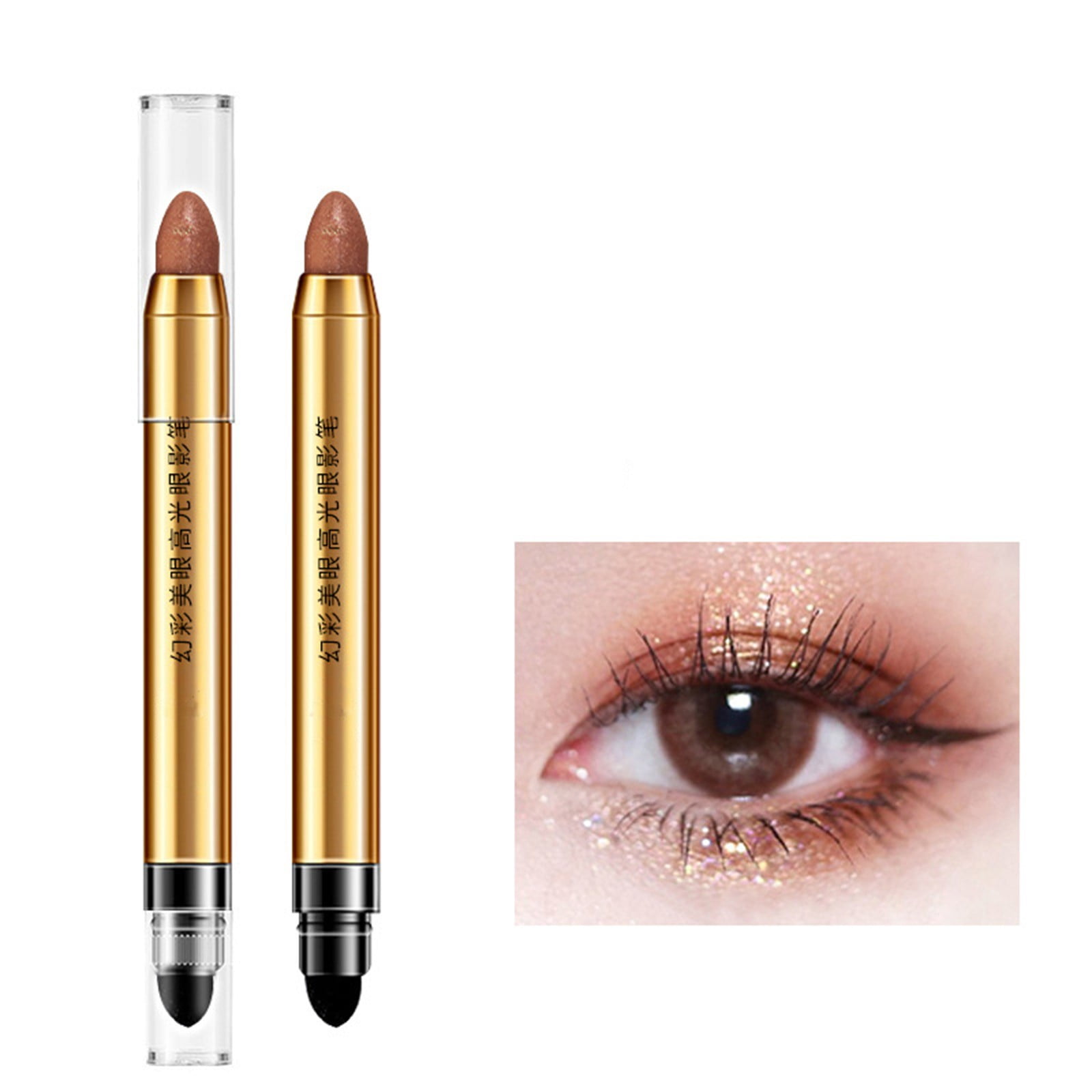 Jhbxhhd Eyeshadow Stick Double Ended Pearlescent Eye Shadow Pen Shaping