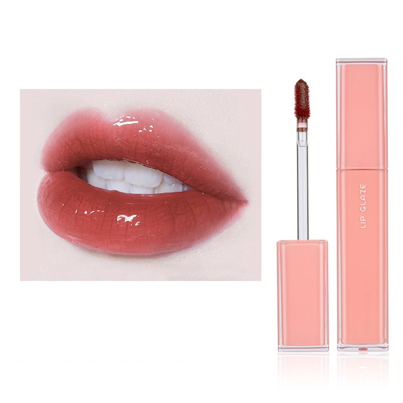 Jhbxhhd Lip Stain Luminous Lip Glaze Water Light Mirror Lip Gloss Lip